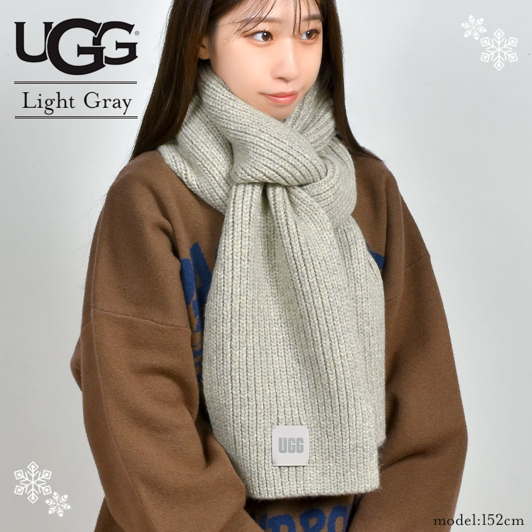 楽天市場】マフラー UGG アグ ブランド 101106 レディース リブニット