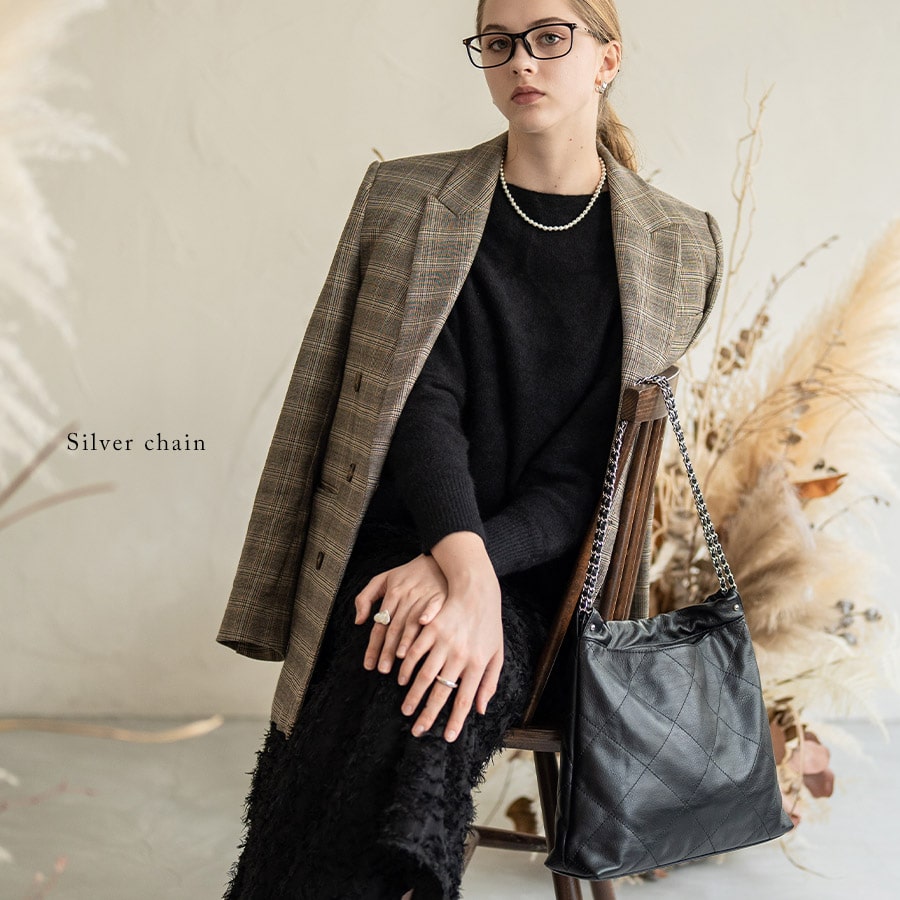 楽天市場】本革 チェーンバッグ ショルダーバッグ レディース