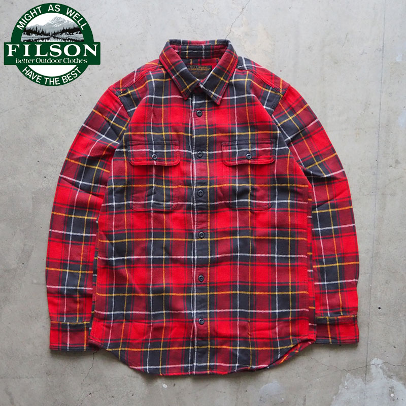 楽天市場】FILSON フィルソン ネルシャツ VINTAGE FLANNEL WORK SHIRT