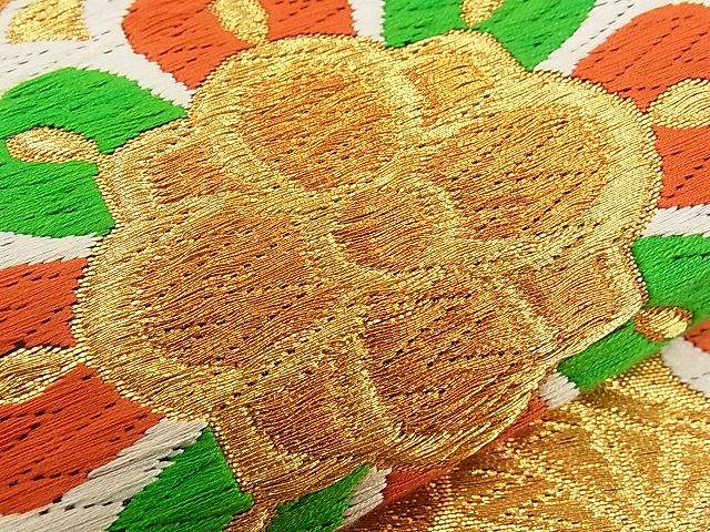 楽天市場】平和屋着物□六通柄袋帯 唐織 鏡裏花文 黒地 金銀糸 逸品 n