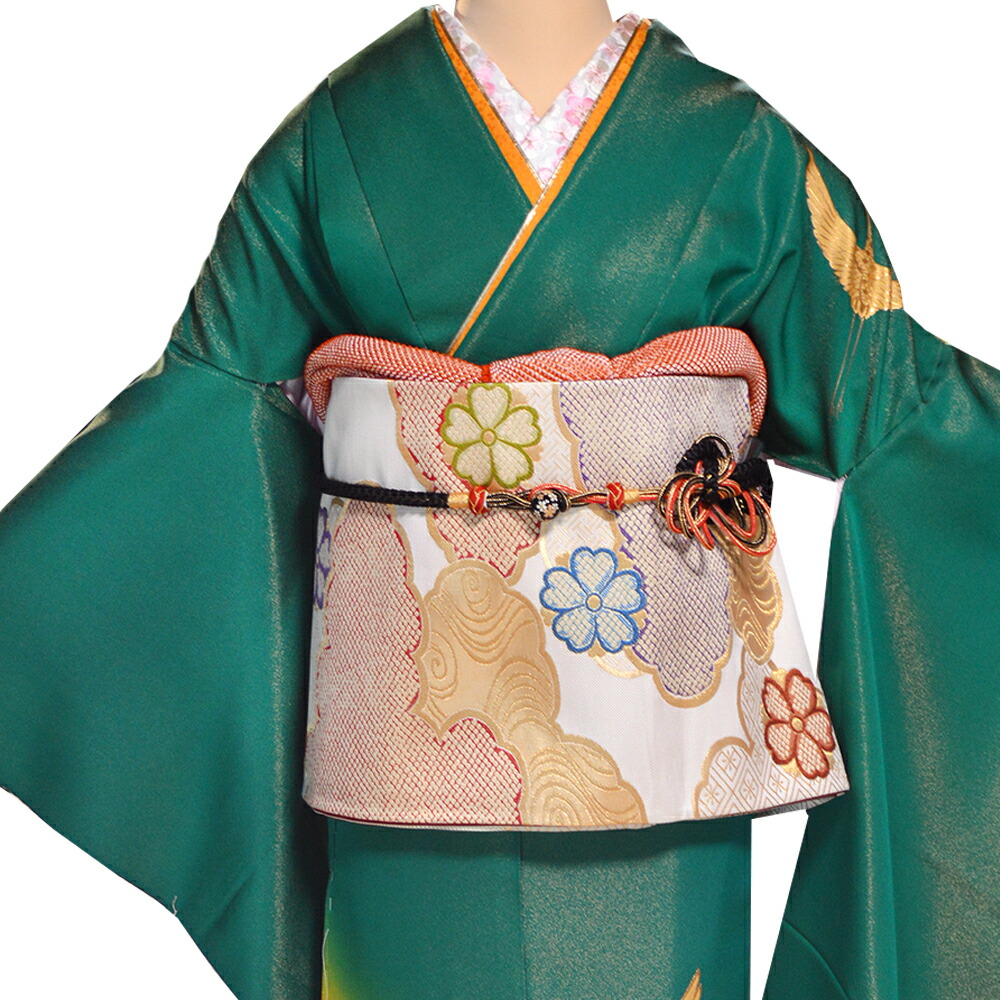 楽天市場】【レンタル】 お仕立付 手染め 京友禅 金彩 正絹 振袖 30点