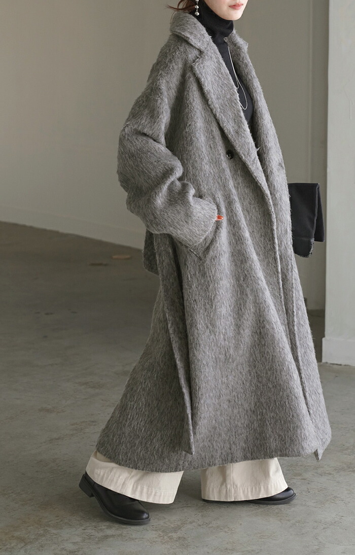 楽天市場】SALE コート チェスターコート シャギー レディース