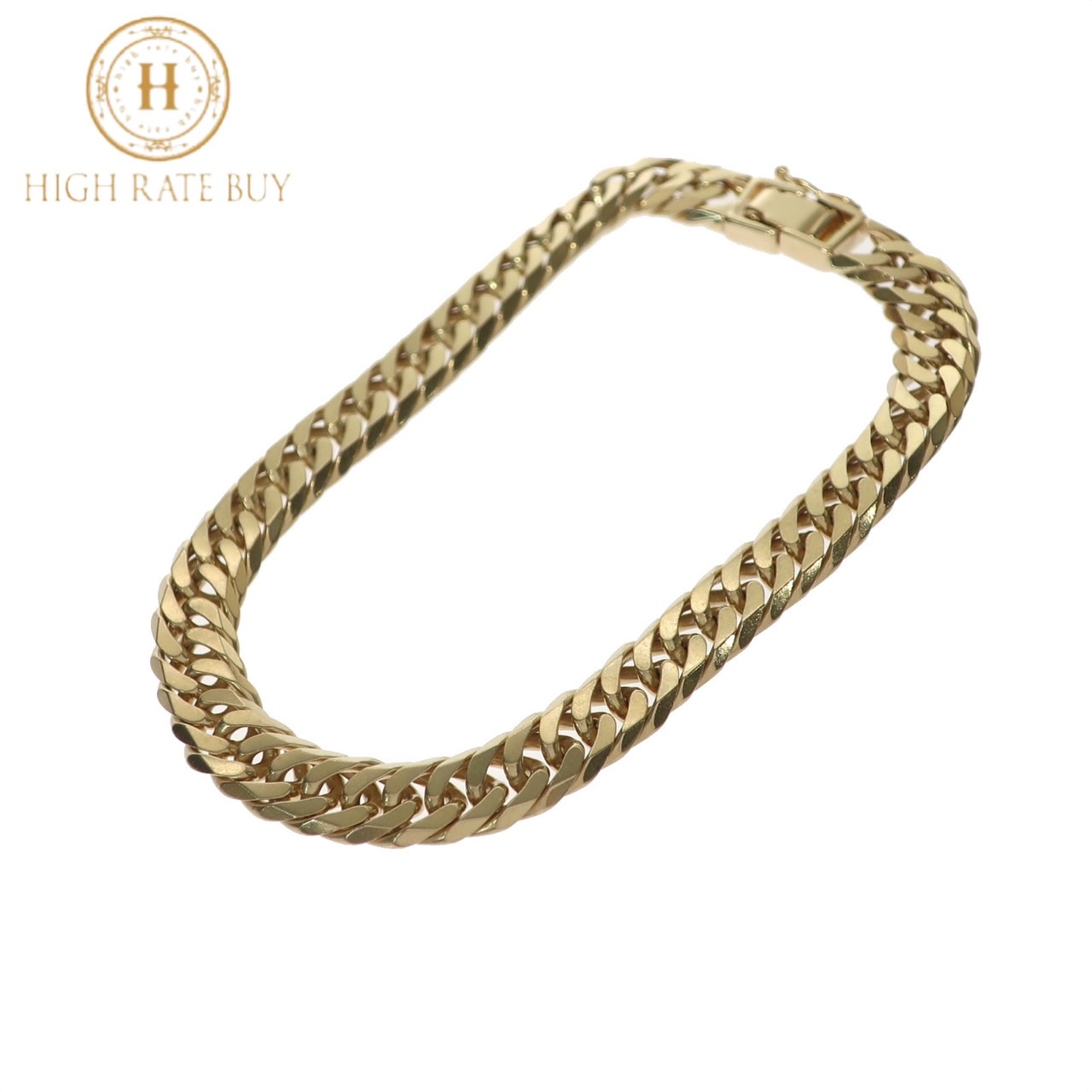 楽天市場】【新品同様】喜平ブレスレット K18 18金 750 6面ダブル 30.5