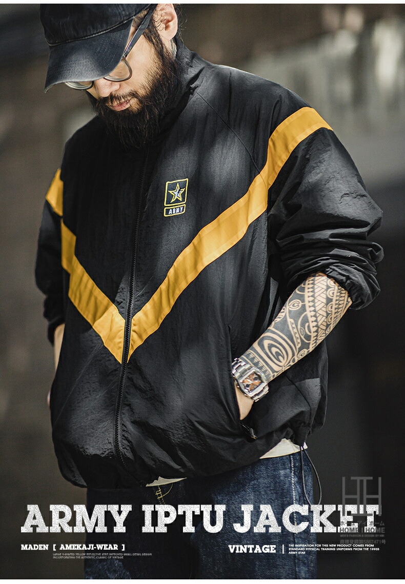 楽天市場】トレーニングジャケット ナイロン メンズ ミリタリー