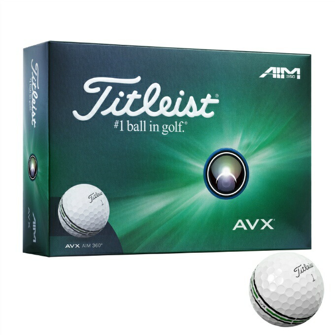 楽天市場】タイトリスト(Titleist) ゴルフボール 1ダース 12個入 AVX