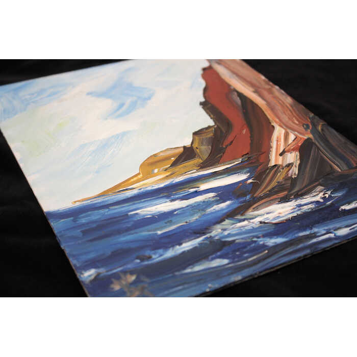 楽天市場】絵画 山本茂 油絵・油彩画 『断崖 』 崖 海 風景 一点物