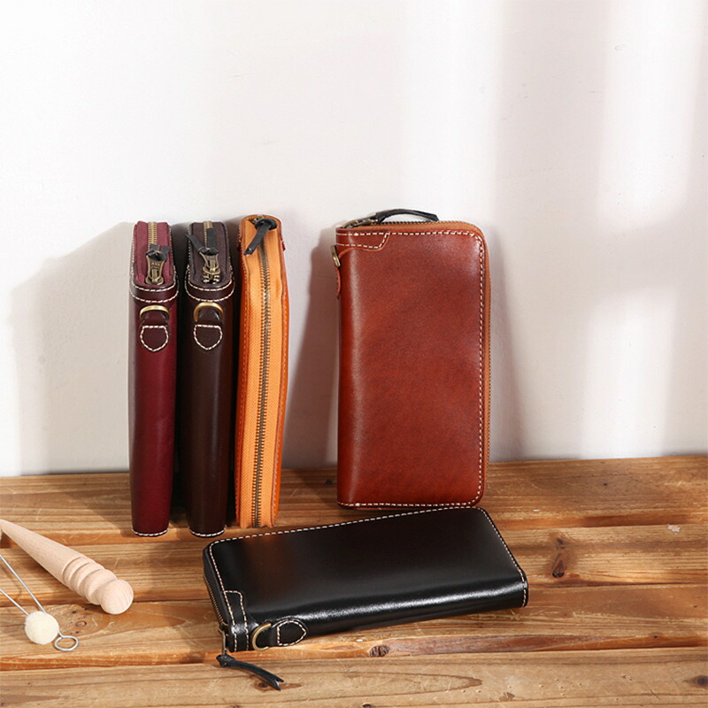 楽天市場】多機能 長財布 ヌメ革 本革 レザー メンズ 財布 大容量