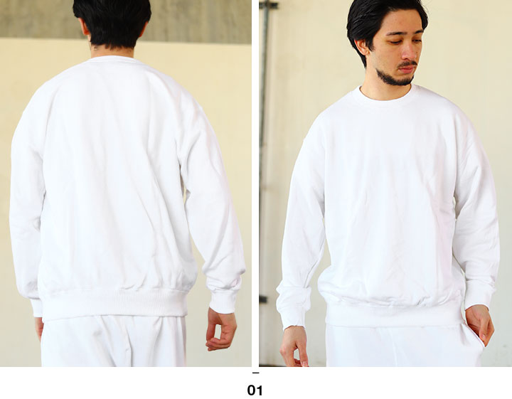 楽天市場】【定番】無地 裏パイル トレーナー シンプル ストリート系