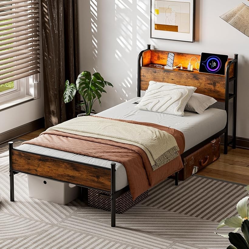 楽天市場】ベッドフレーム セミダブル パイプベッドSD 2口コンセント