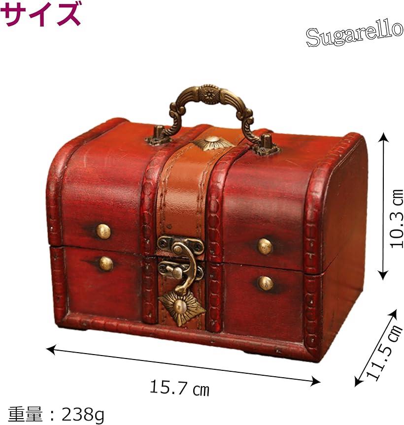 楽天市場】宝箱 小物入れ 収納ボックス ジュエリー箱 レトロ宝箱