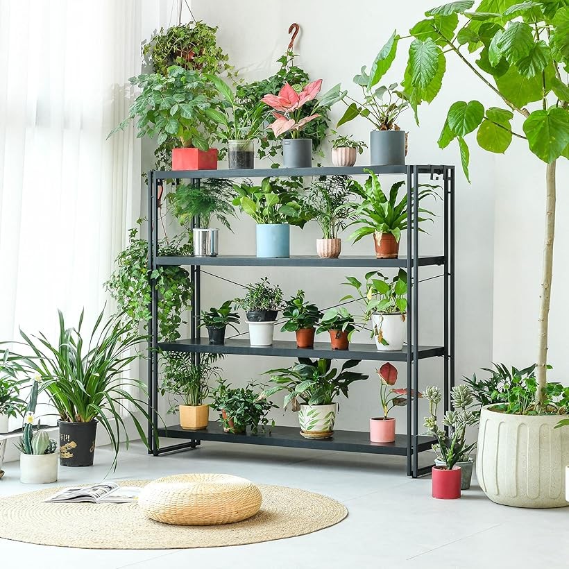 楽天市場】ラック オープンシェルフ 4段 木製 収納 本棚 オープン