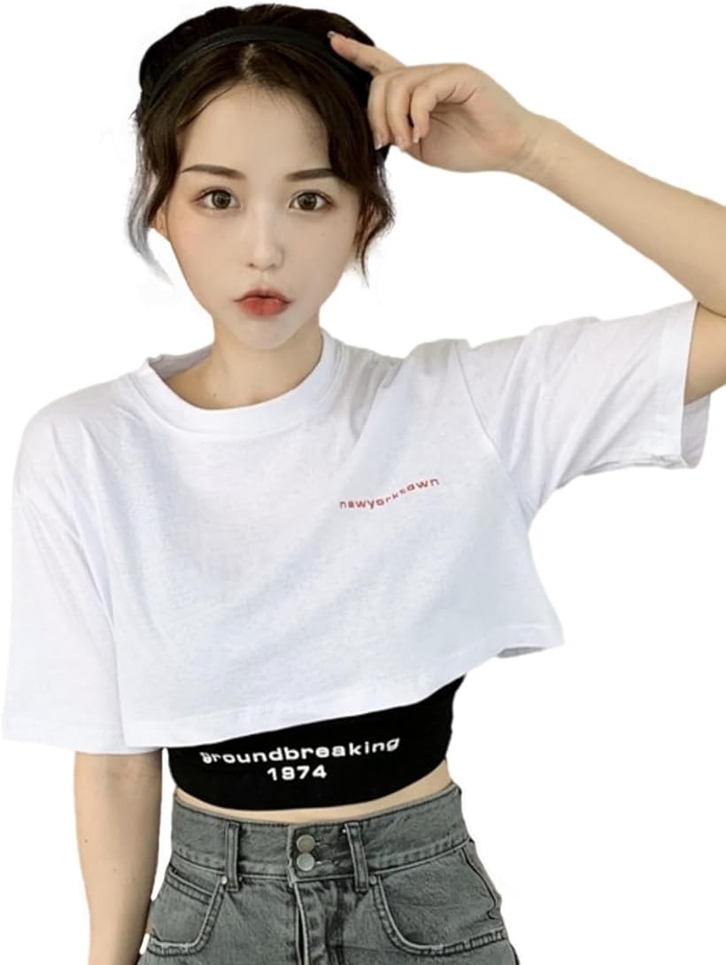 楽天市場】クロップド ショート 丈 Tシャツ タンクトップ セット