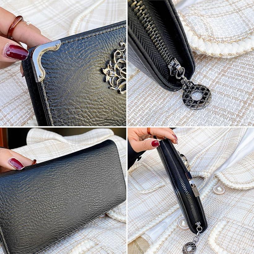 楽天市場】長財布 スカル ウォレット ドクロ ガイコツ 骸骨 ラウンド