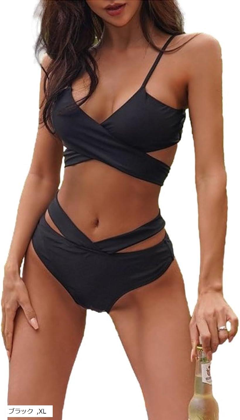 楽天市場】ビキニ セット 水着 クロス カシュクール スイムドレス