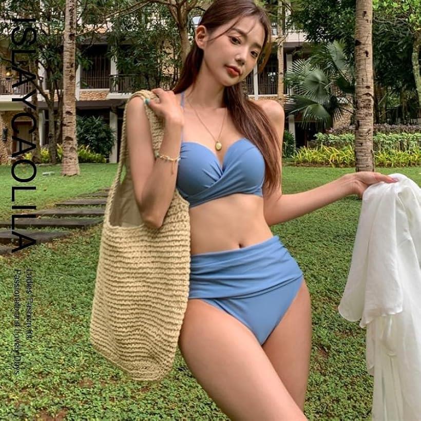 楽天市場】水着 ビキニ セット レディース ホルターネック クロス