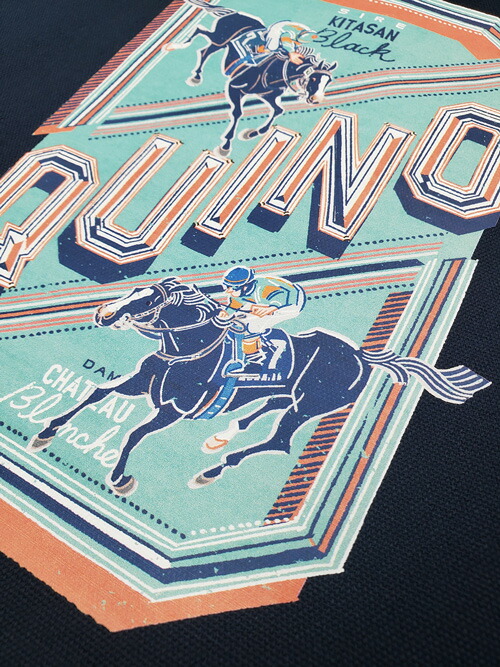 楽天市場】競走馬イクイノックスのトートバッグ：ネイビー