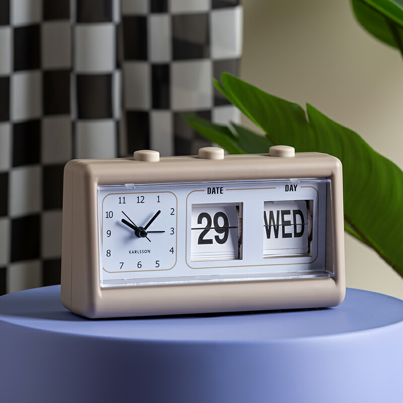 楽天市場】置き時計 KARLSSON カールソン Alarm Clock Data Flip