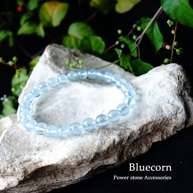 楽天市場】アクアマリン ブレスレット パワーストーン 天然石 【海の