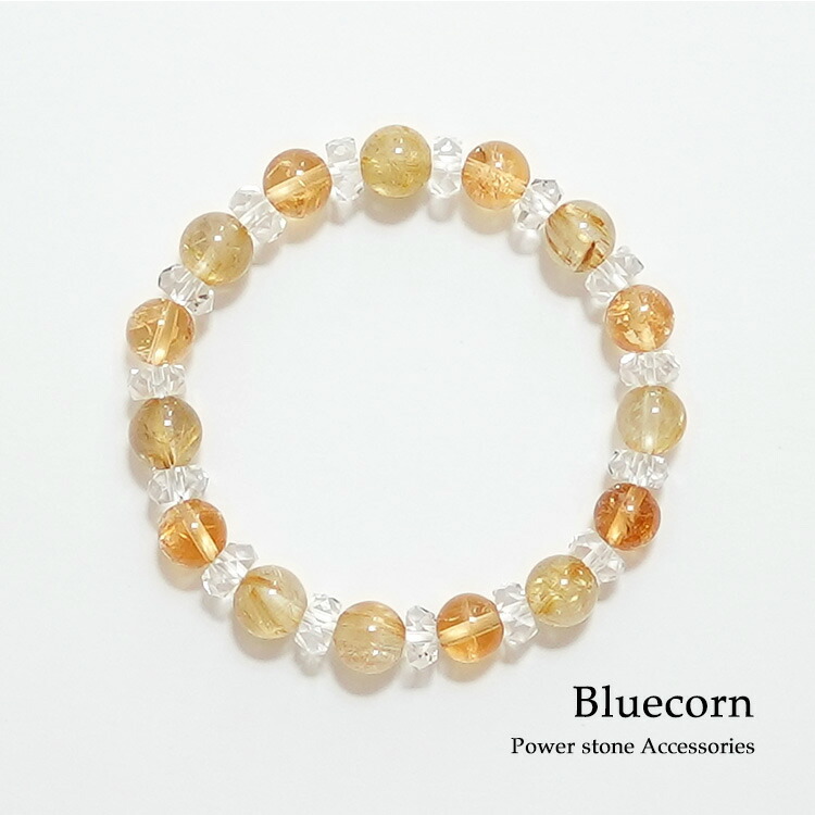 楽天市場】パワーストーン ブレスレット ゴールデンルチルクォーツ