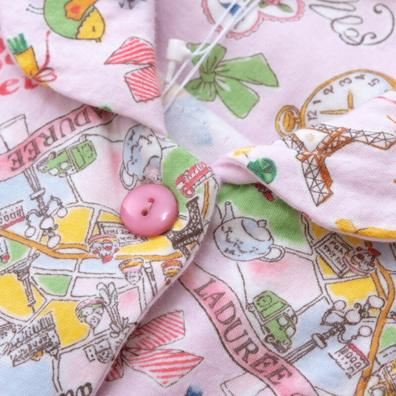 楽天市場】TUNIC チュニック 全開パジャマ 長袖 長ズボン 60接結