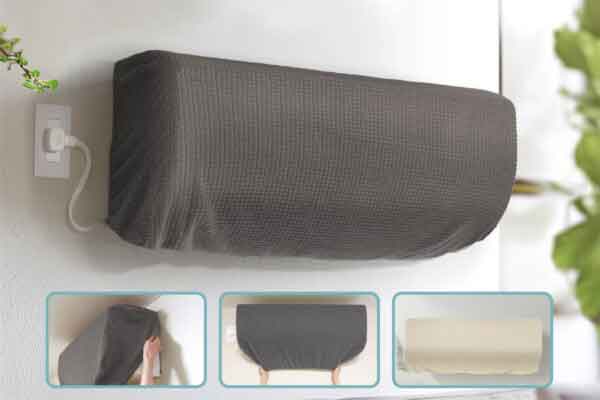 楽天市場】ハック エアコン室内機カバー エアーフィトガード グレー