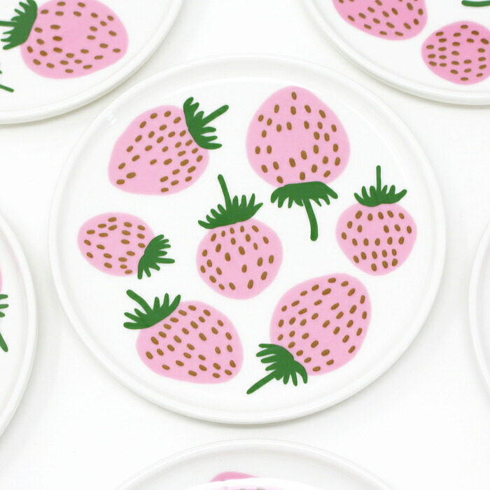 marimekko マリメッコ ミニプレート 丸皿小 MANSIKKA No.138(71