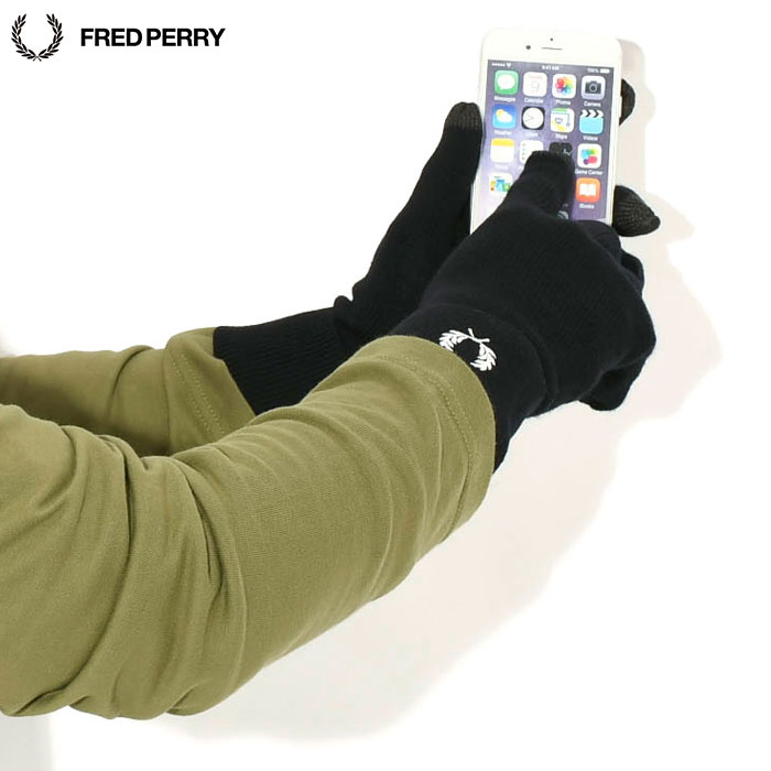 楽天市場】フレッドペリー FRED PERRY 手袋 メンズ クラシック メリノ