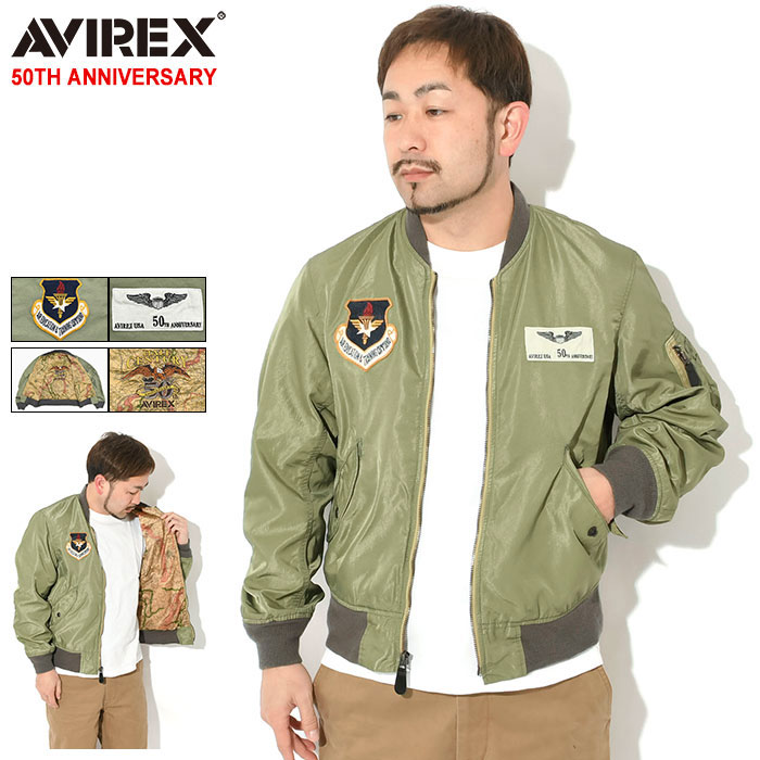 楽天市場】【ポイント10倍】アビレックス AVIREX ジャケット メンズ 50