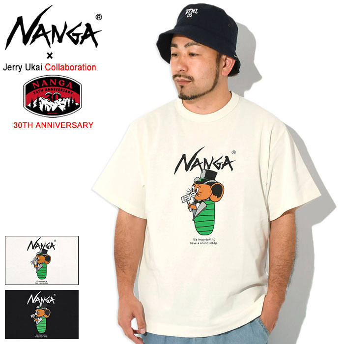 楽天市場】ナンガ NANGA Tシャツ 半袖 メンズ ジェリー鵜飼 エコ