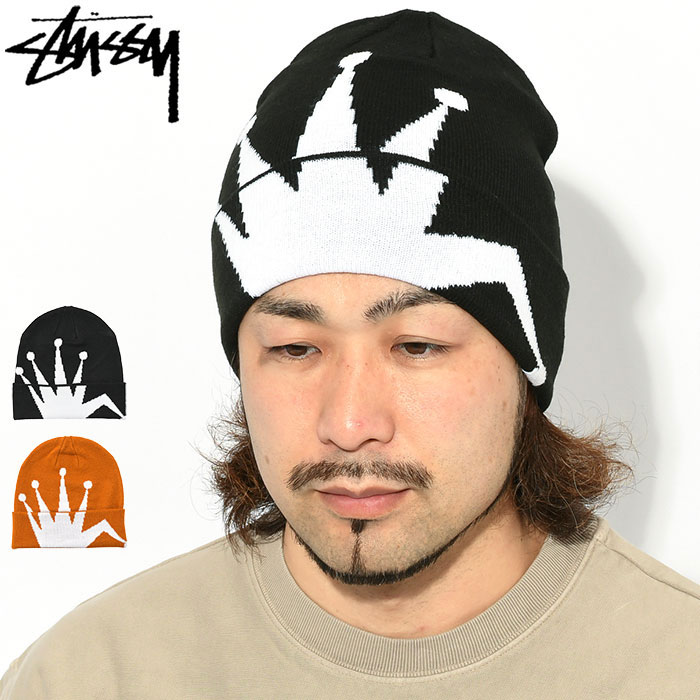 楽天市場】ステューシー STUSSY ニット帽 Crown Jacquard Cuff