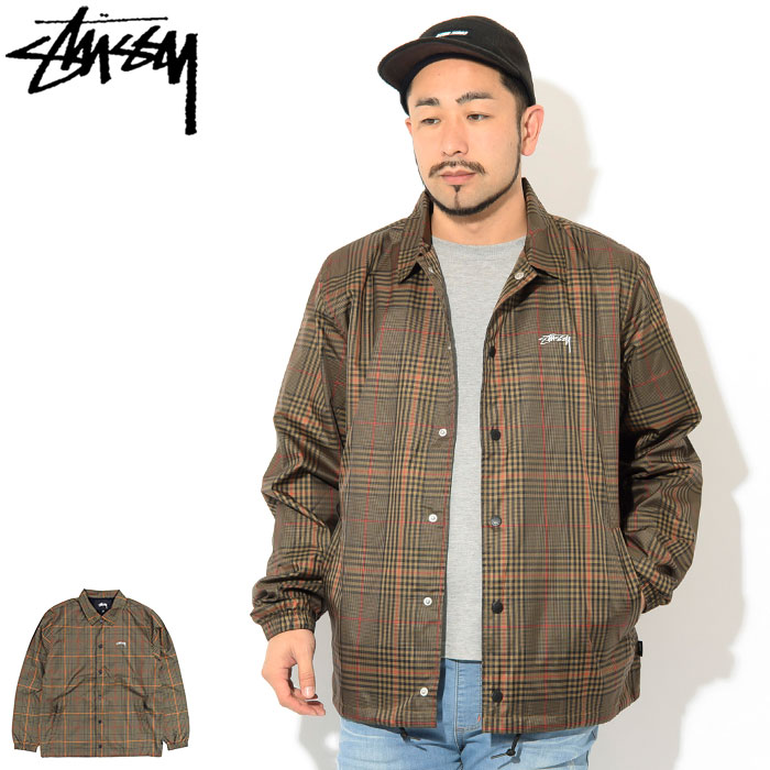 楽天市場】ステューシー STUSSY ジャケット メンズ Plaid Coach