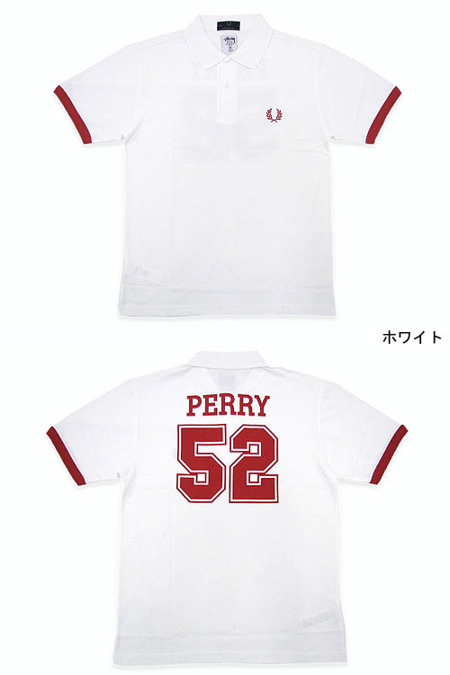 楽天市場】ステューシー STUSSY×FRED PERRY Perry 52 ポロシャツ 半袖