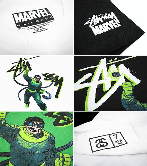 楽天市場】ステューシー STUSSY×MARVEL COMICS Doc Ock Tシャツ 半袖