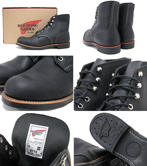 楽天市場】レッドウィング RED WING 8114 6インチ アイアンレンジ