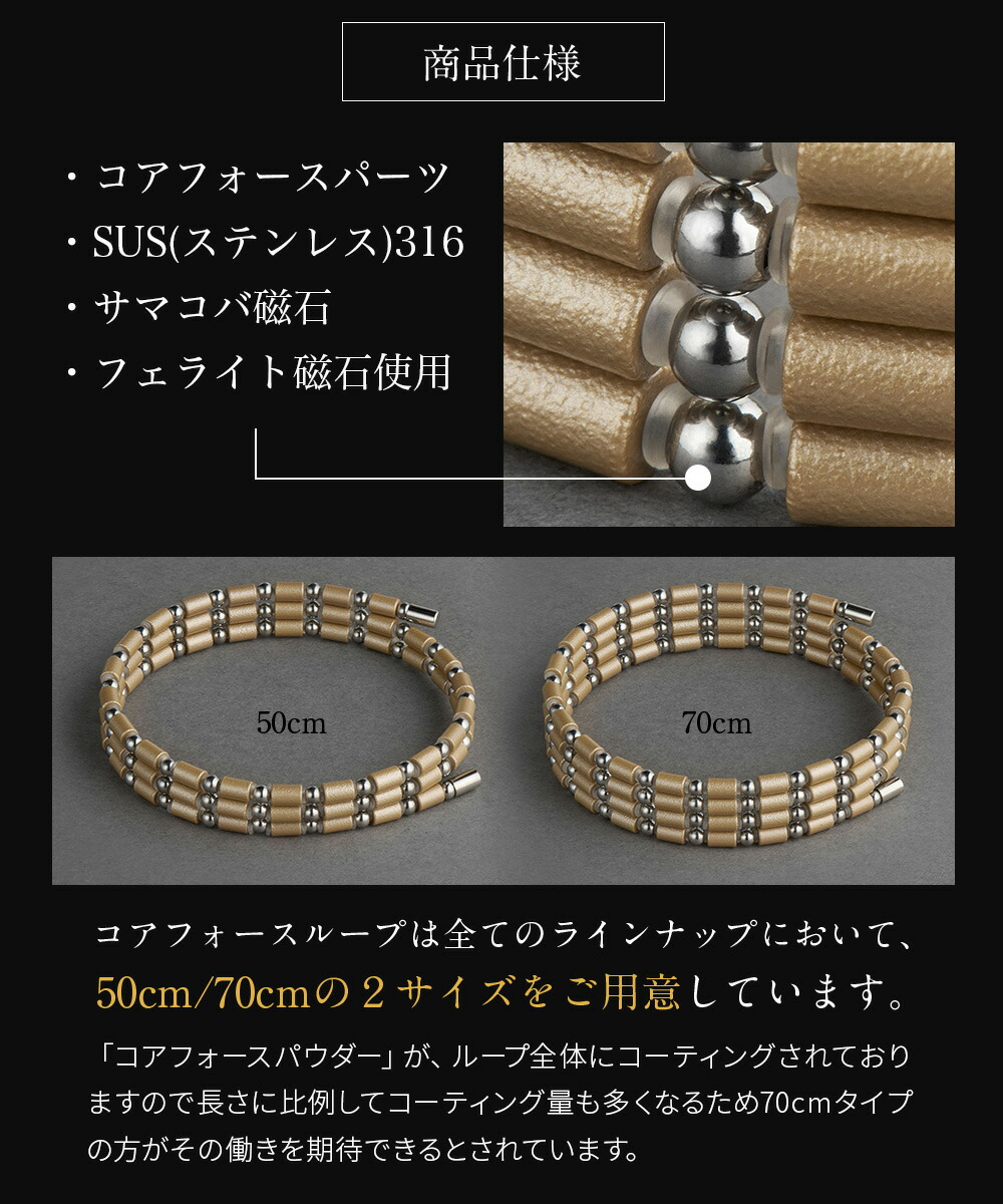 楽天市場】【ラッピング付】 コアフォース ループ サス SUS 50 70 50cm