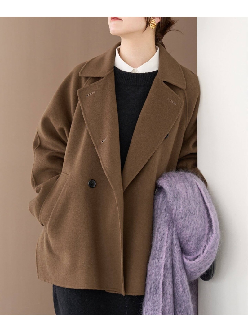 楽天市場】《追加2》スーパー160ダブルフェイス ショートコート IENA