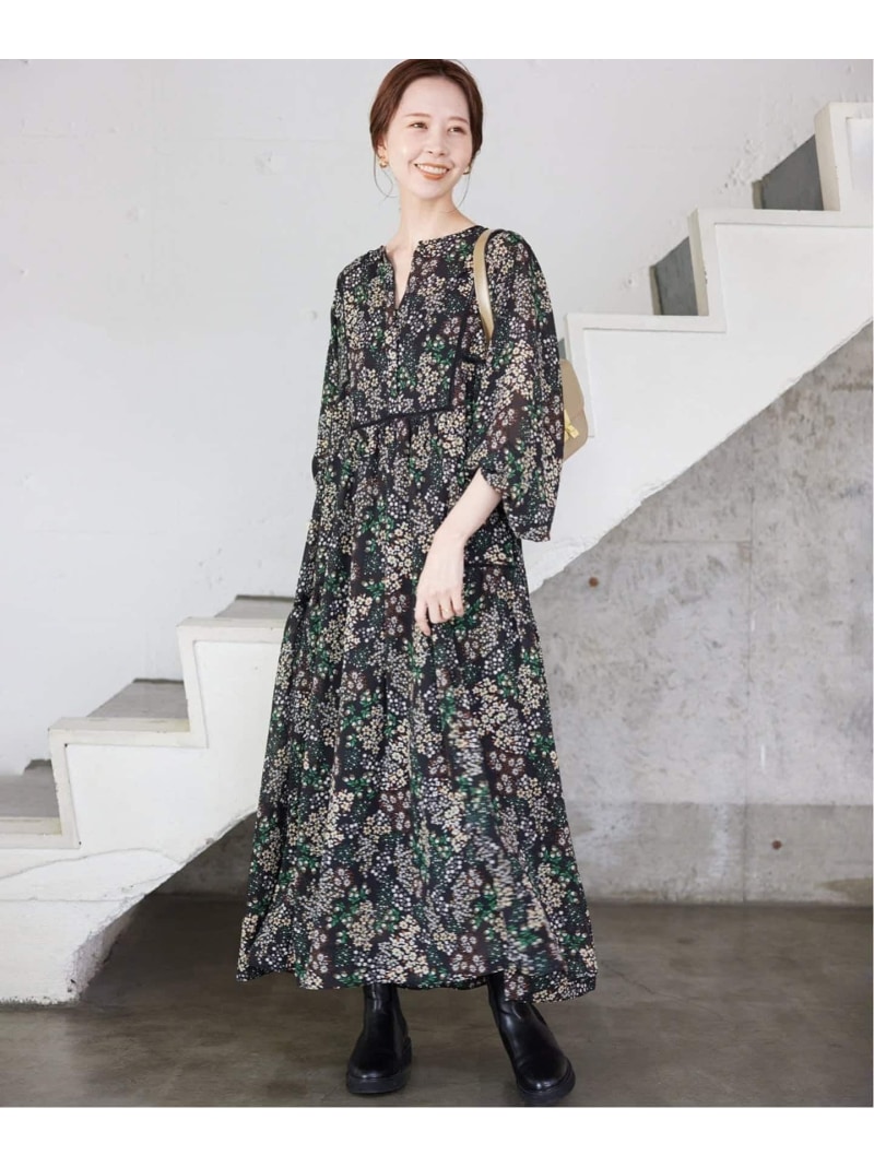 楽天市場】《WEB限定/追加2》FLOWER PRINT ワンピース SLOBE IENA