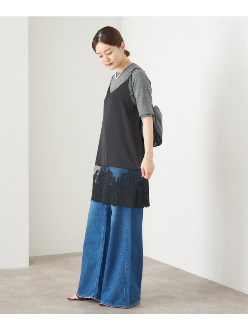 楽天市場】Satinレース キャミソールワンピース IENA イエナ