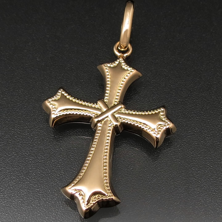 楽天市場】18金 ペンダントヘッド クロス 十字架 ネックレス トップ