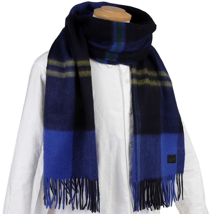 楽天市場】【クーポン配布中】 ポールスミス 大判マフラー Paul Smith