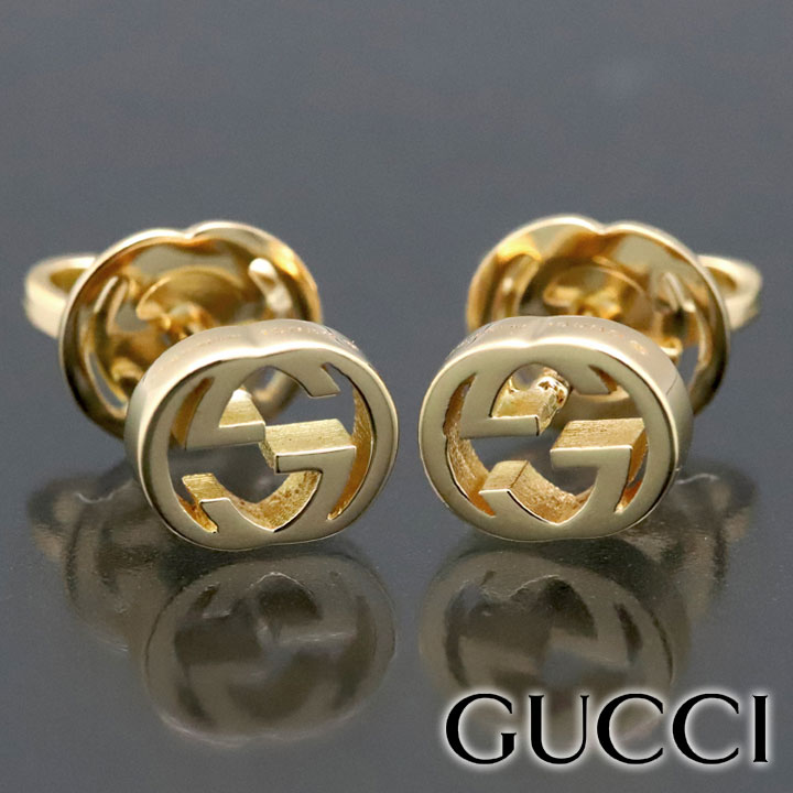 楽天市場】グッチ ピアス GUCCI スタッズピアス ゴールド イエロー