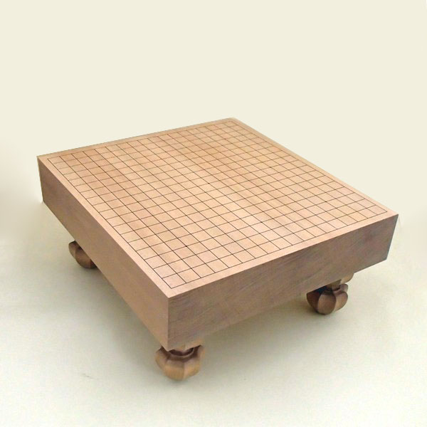 楽天市場】高級囲碁盤セット 新桂3寸一枚板足付碁盤と硬質ガラス新生