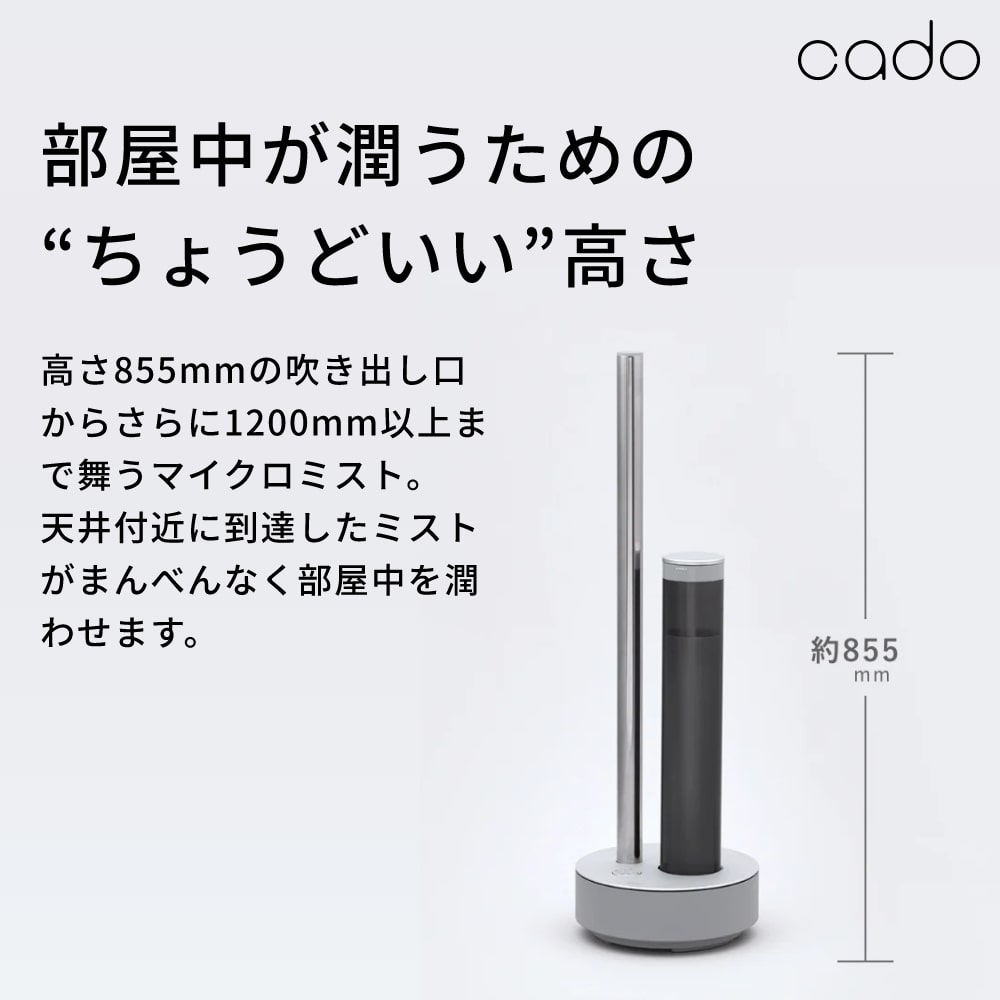 楽天市場】【送料無料】【特典付】cado カドー 加湿器 STEM ステム