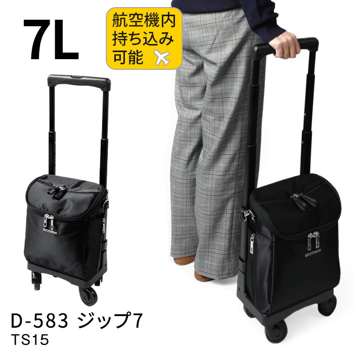 楽天市場】スワニー キャリーバッグ D-583 ジップ7 （TS15） 7L【SS