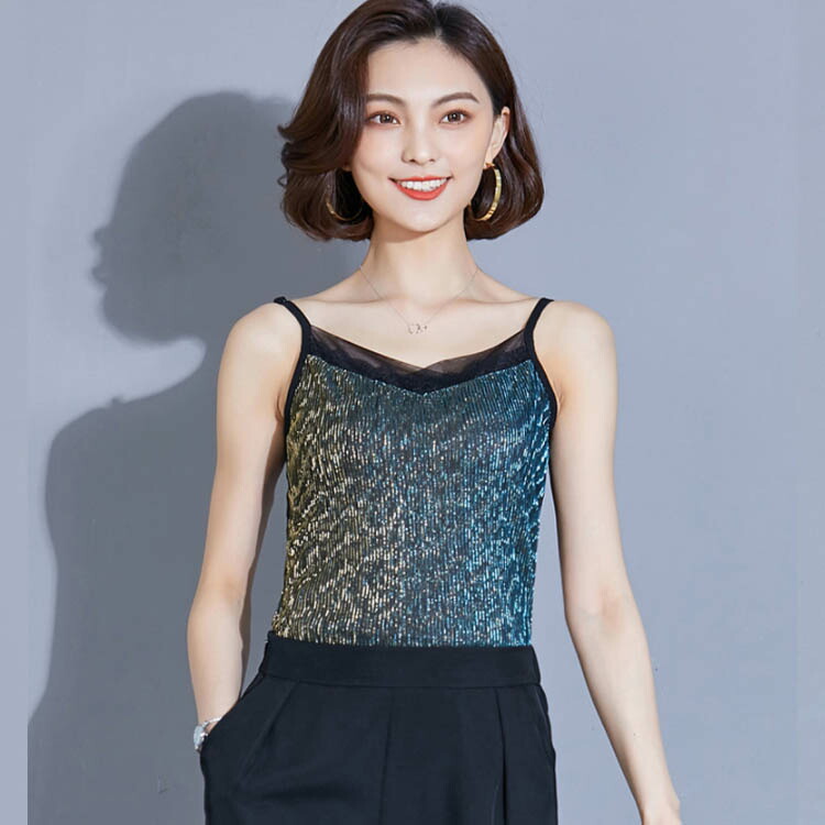 楽天市場】全16色 キャミソール キラキラ ラメ入り キレイめ