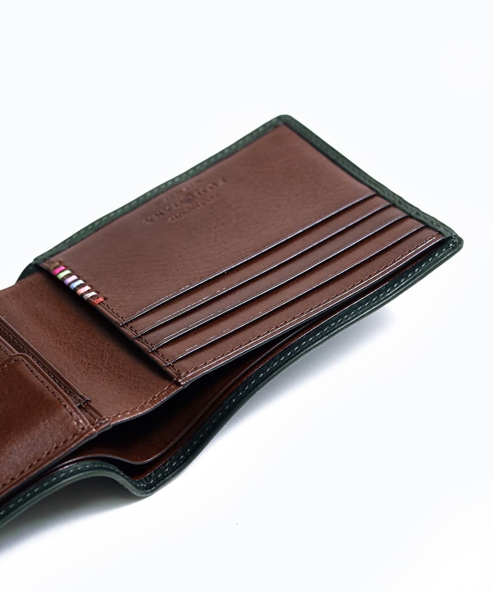 楽天市場】FUJITAKA ACCESSORIES 二つ折り財布 カード段4 (ネイション