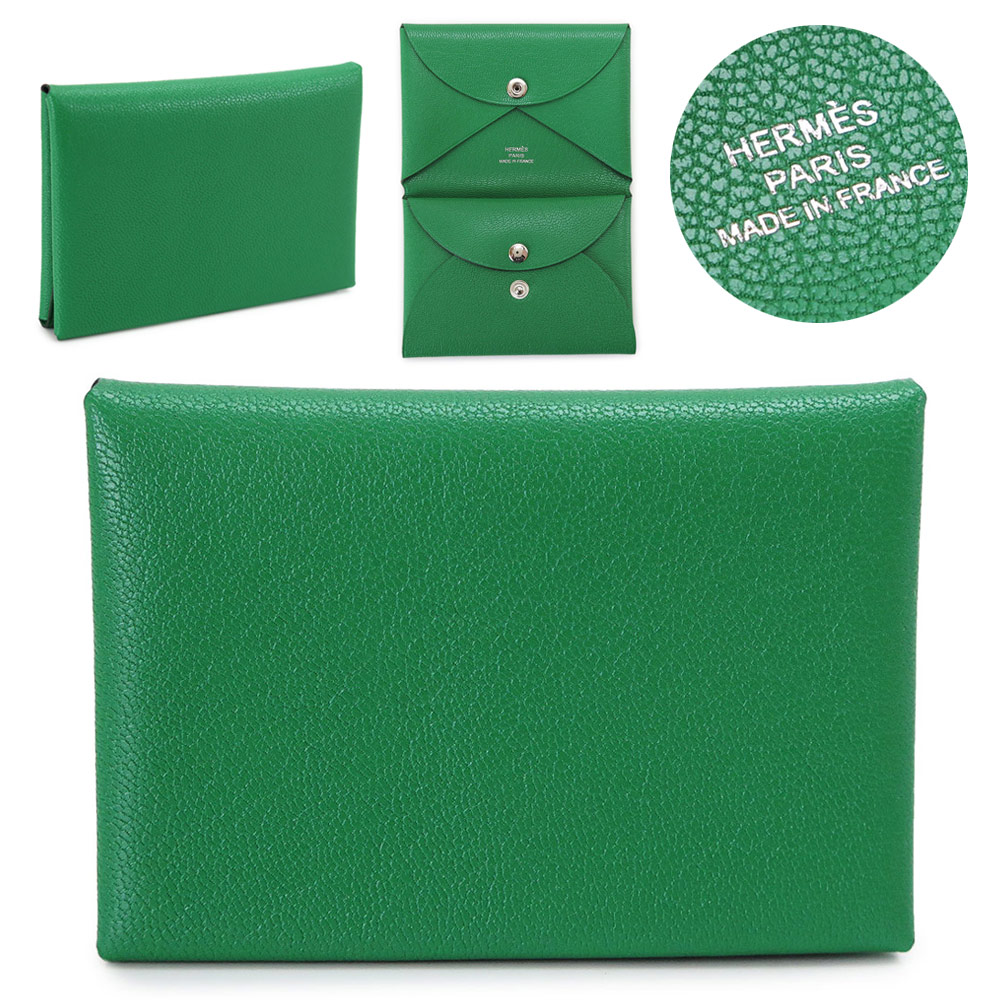 楽天市場】エルメス カードケース カルヴィ デュオ 名刺入れ コイン