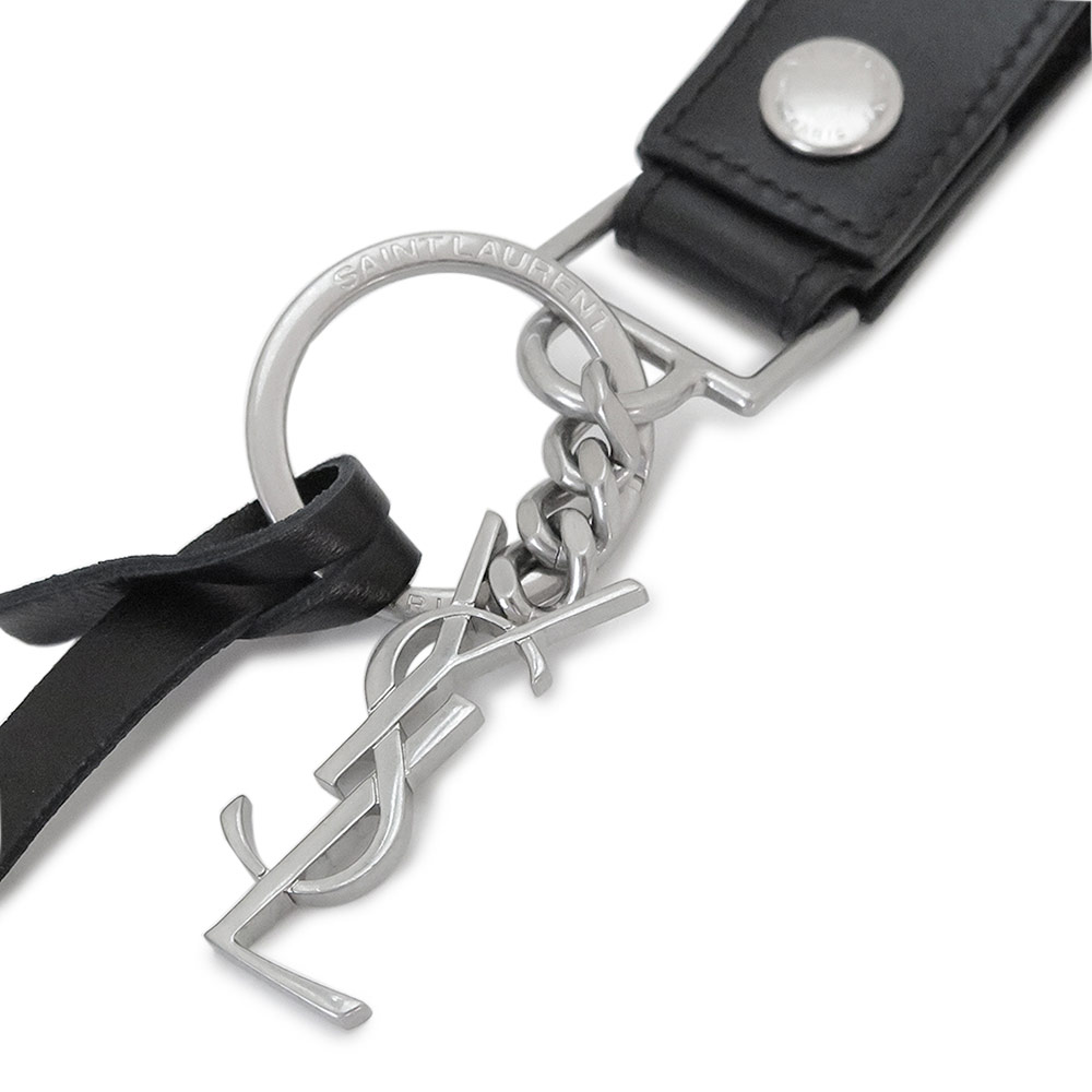 楽天市場】サンローラン キーホルダー カサンドラ キーリング YSLロゴ
