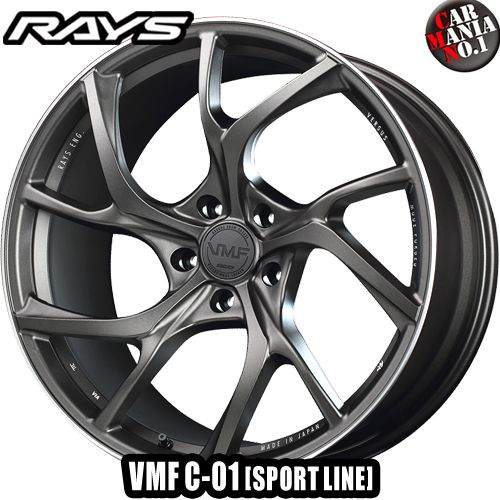 楽天市場】【4本セット】 RAYS(レイズ) VMF C-01 20×9.5J +45 5/114.3