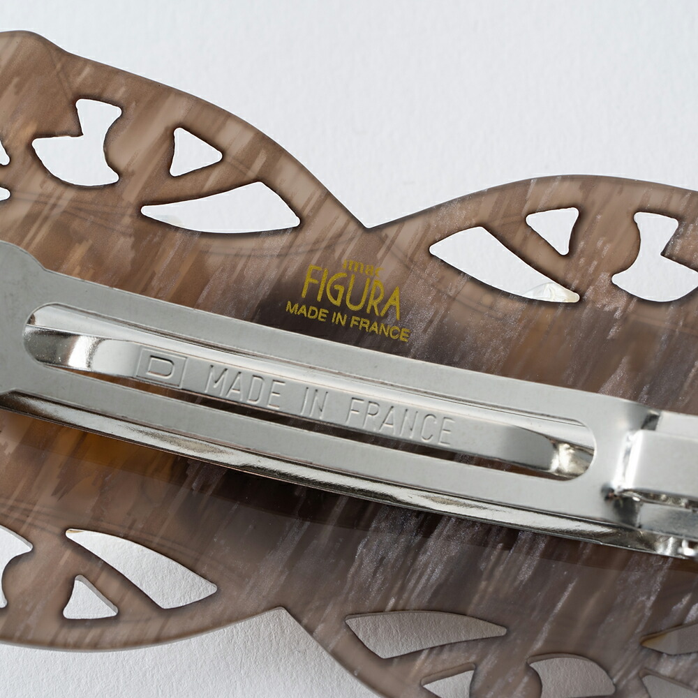 楽天市場】ヘアアクセサリー バレッタ 白蝶貝 ボヘミアングラス